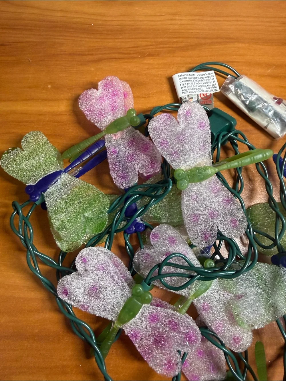 Bundle of 5 Vintage Novelty String Lights Holiday Spring Christmas V-Day
